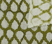 Block Print Fabric 58 Inch Width Light Weight Viscose Linen Natural Base Color and Floral Print Curtains and Drapes Tablecloths and Runners Bedding Tote Bag Lampshades Napkins by Fabritual