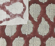 Linen Block Print Fabric Linen Blend 58 Inch Width Light Weight Linen Natural Base Color Curtains and Drapes Upholstery Handmade Art Pillow Covers Tablecloths and Runners Bedding Tote Bag Lampshades Napkins