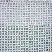 Pure Linen Hand Block Printed Sheen Green Floral Fabric for Couch Cover - Mandala