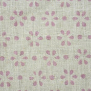 Durable Natural Linen with Artistic Block Designs for Upholstery Elegant Hand Block Printed Linen, Perfect for Boho Bedding and Tablecloths Artisan Natural Linen Fabric, Heavy Weight with Traditional Block Printing .