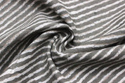 Handmade Artisan Block Print Floral Thick Linen Fabric - Leheriya