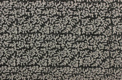 Handmade Block Print Grey Floral Thick Linen Fabric - Nidhi Van