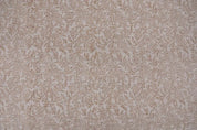 Handmade Block Print Mustard Floral Thick Linen Fabric - Vishv Jaal