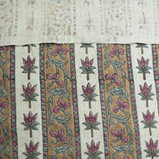 Block Print Thick Pure Linen Bedroom Decor Fabric || Lakshmi