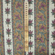 Block Print Thick Pure Linen Bedroom Decor Fabric || Lakshmi