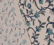 Pushp Varsha Botanical Pure Linen Upholstery Fabric