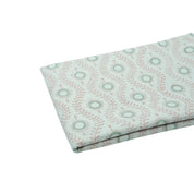 Lehar Wave Blush Block Print Linen Textiles Fabric