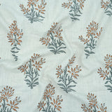 Noor Indian Block Printed Viscose Linen Boho Sofa Fabric