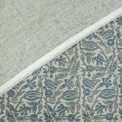Jaipur Handicraft Manjusha Slate Blue Floral Linen Fabric