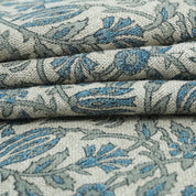 Jaipur Handicraft Manjusha Slate Blue Floral Linen Fabric