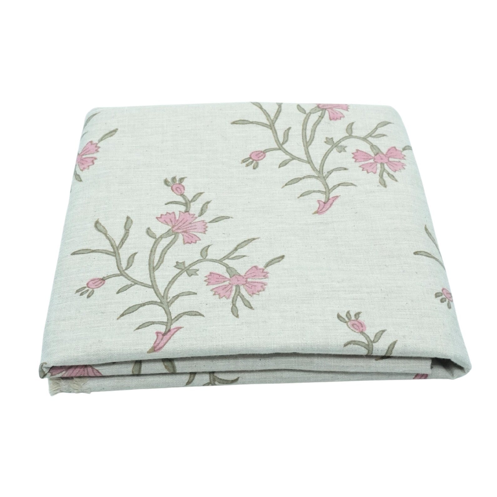 Jaipur Handicraft Vidhya Block Print Linen Blend Fabric