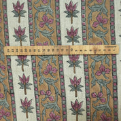 Block Print Thick Pure Linen Bedroom Decor Fabric || Lakshmi