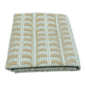 Garud Hand Block Print Linen Blend Fabric | By the Yard