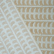 Garud Hand Block Print Linen Blend Fabric | By the Yard
