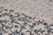 Pushp Varsha Botanical Pure Linen Upholstery Fabric