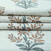 Noor Indian Block Printed Viscose Linen Boho Sofa Fabric
