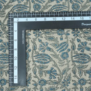 Jaipur Handicraft Manjusha Slate Blue Floral Linen Fabric