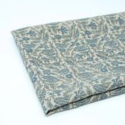 Jaipur Handicraft Manjusha Slate Blue Floral Linen Fabric