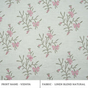 Jaipur Handicraft Vidhya Block Print Linen Blend Fabric