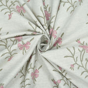 Jaipur Handicraft Vidhya Block Print Linen Blend Fabric