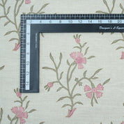 Jaipur Handicraft Vidhya Block Print Linen Blend Fabric