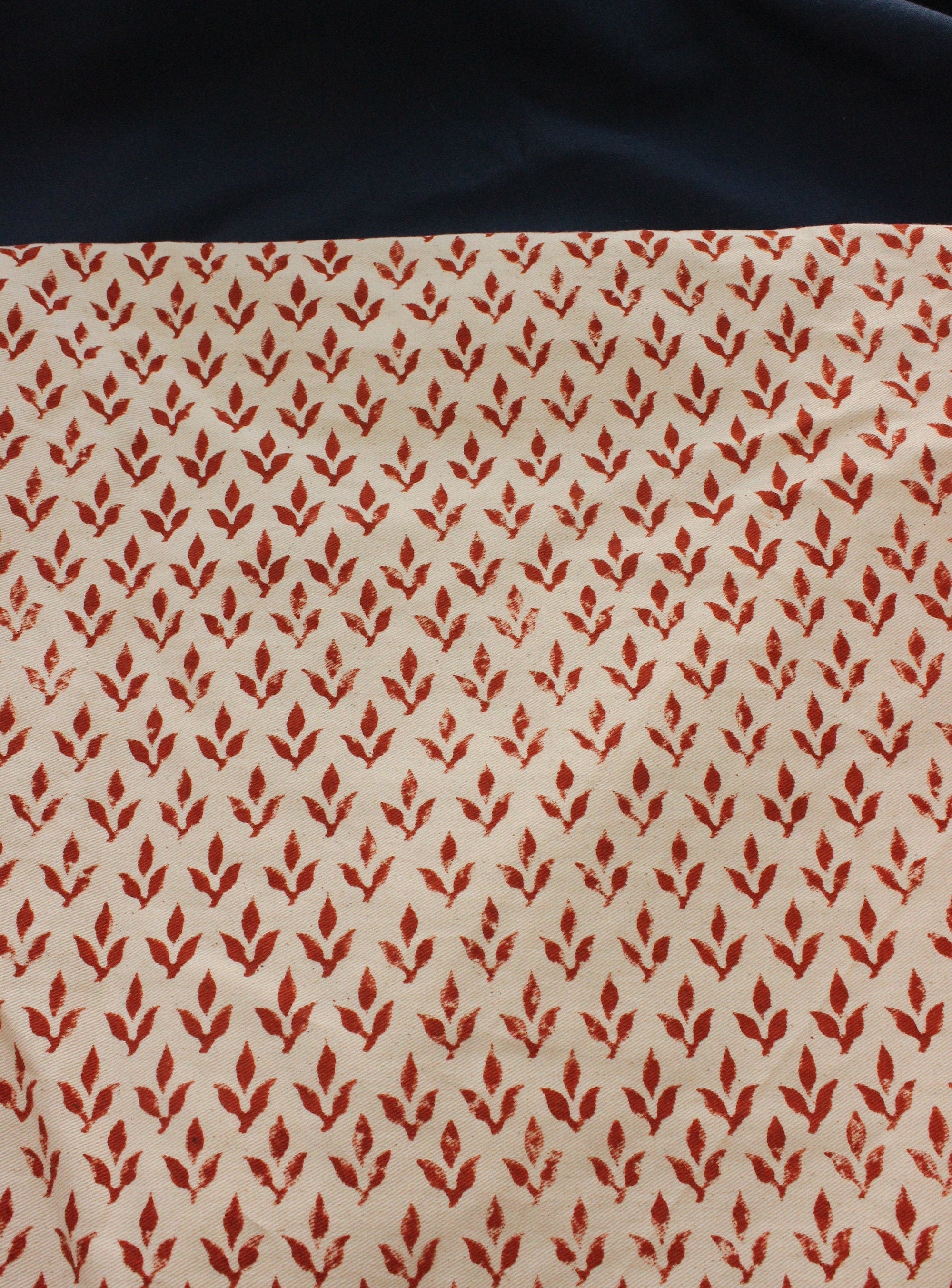 Diya Baati  Linen Block Print  Handloom Linen Thick Cotton Fabric  Also Available On Linen Fabrics, Block Print Fabric