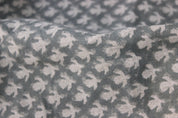 Block Print Linen Fabric, Roli Moli Linen For Home Decor,Natural Fabric With Floral Hand Block Printby The Yard/Extra Wide 58" Fabric Perfect For Upholstery, Cushion