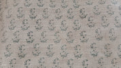 Block Print Linen Fabric, Patjhad Grey 100% Natural Home Decor Linen Extra Wide 58Inch,Linen Block Print Fabriclinen Fabric,Cushion Cover Fabricupholstery Fabric