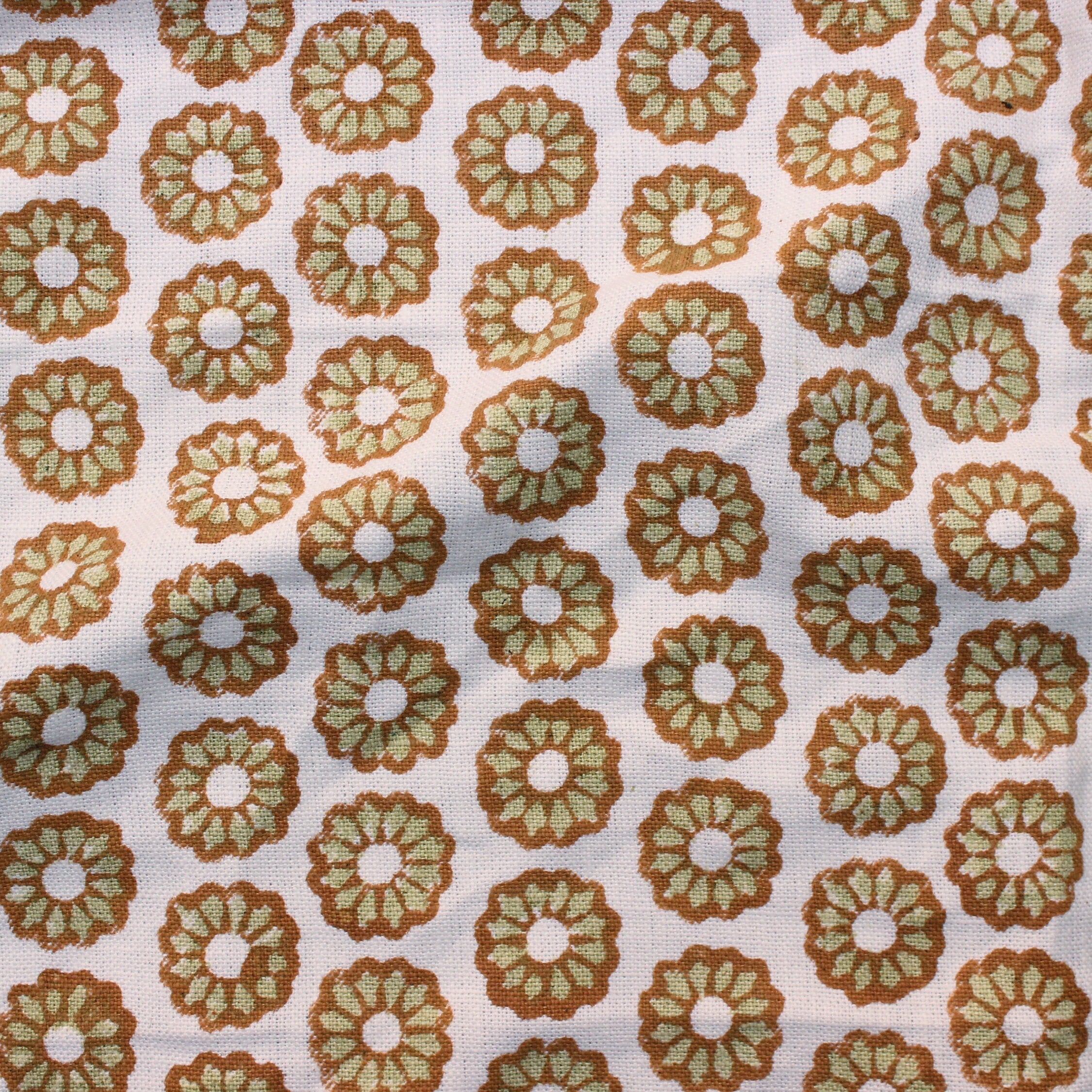 Block Print Linen Fabric, Sudarshanchakra  Handloom Hand Block Fabric  Natural Thick Linen  Block Print Running Fabric Pillow Covers, Hand Block Upholstery