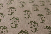 Block Print Linen Fabric, Patjhad  Linen Block Print Block Print Fabric, Fabric By The Yard, Indian Linen Fabric, Cushion Fabric, Upholstery Fabric, Home Decors