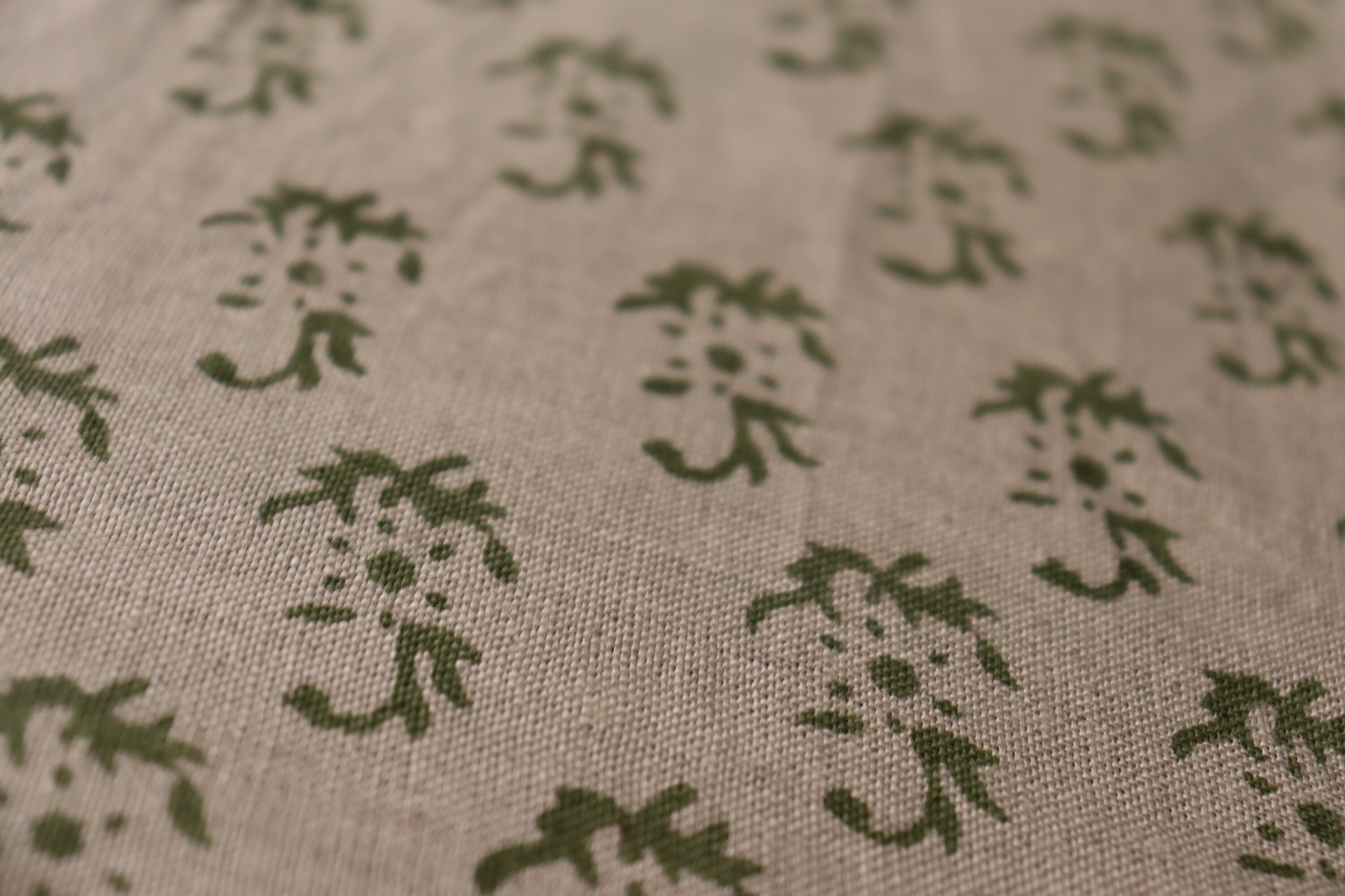 Block Print Linen Fabric, Patjhad  Linen Block Print Block Print Fabric, Fabric By The Yard, Indian Linen Fabric, Cushion Fabric, Upholstery Fabric, Home Decors