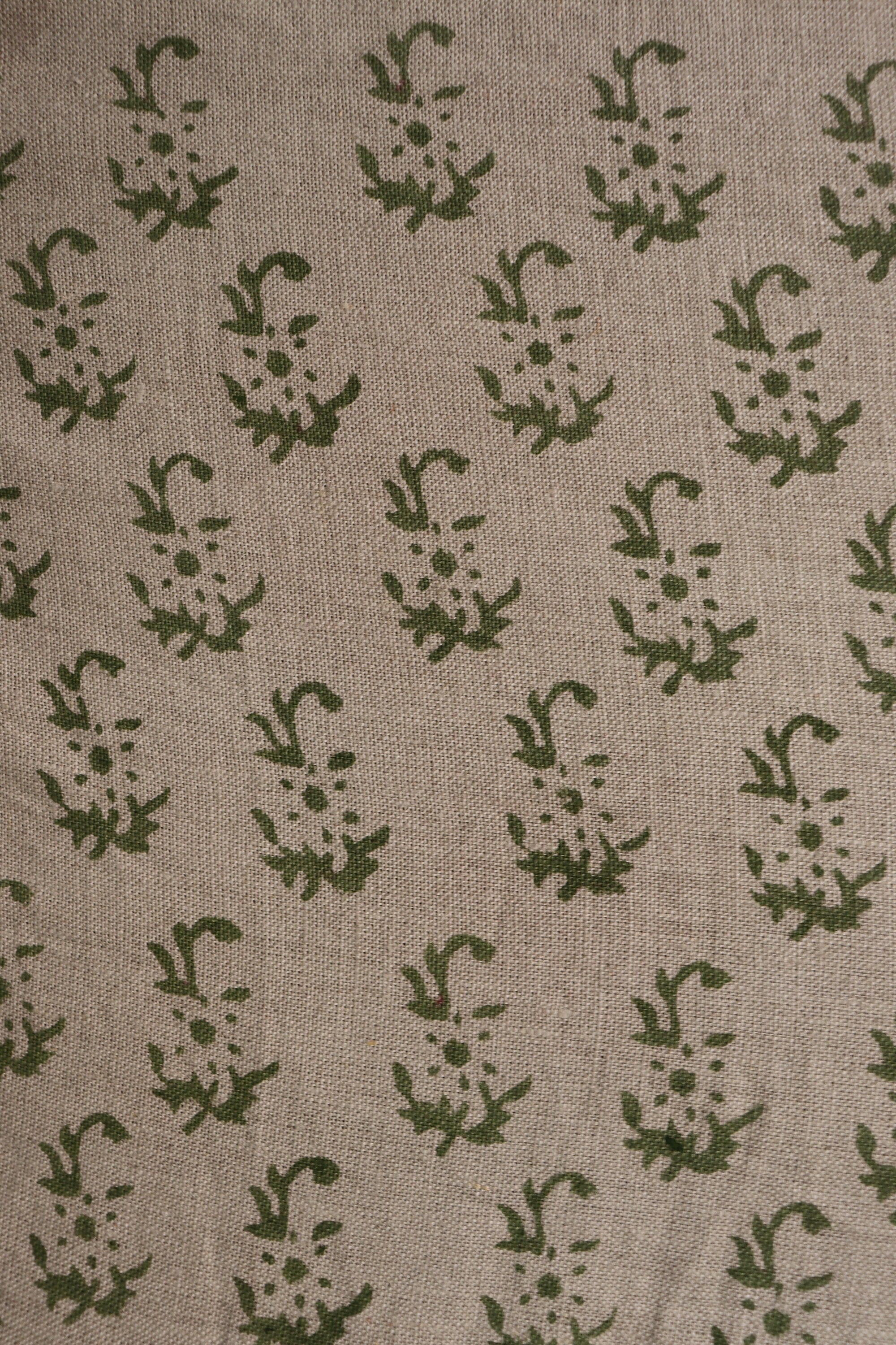 Block Print Linen Fabric, Patjhad  Linen Block Print Block Print Fabric, Fabric By The Yard, Indian Linen Fabric, Cushion Fabric, Upholstery Fabric, Home Decors