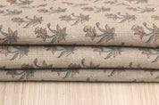 Coastal Tulip   Linen Home Decors,Floral Hand Block Printed Fabric   Indian Block Print, Block Print Upholstery, Block Print Pillow Cover
