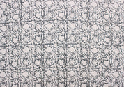 Floral Galaxy  Designer Fabric, Linen White Fabric, Block Print Fabric, Fabric By The Yard, Pillow Cover Fabric, Fabric For Upholstery