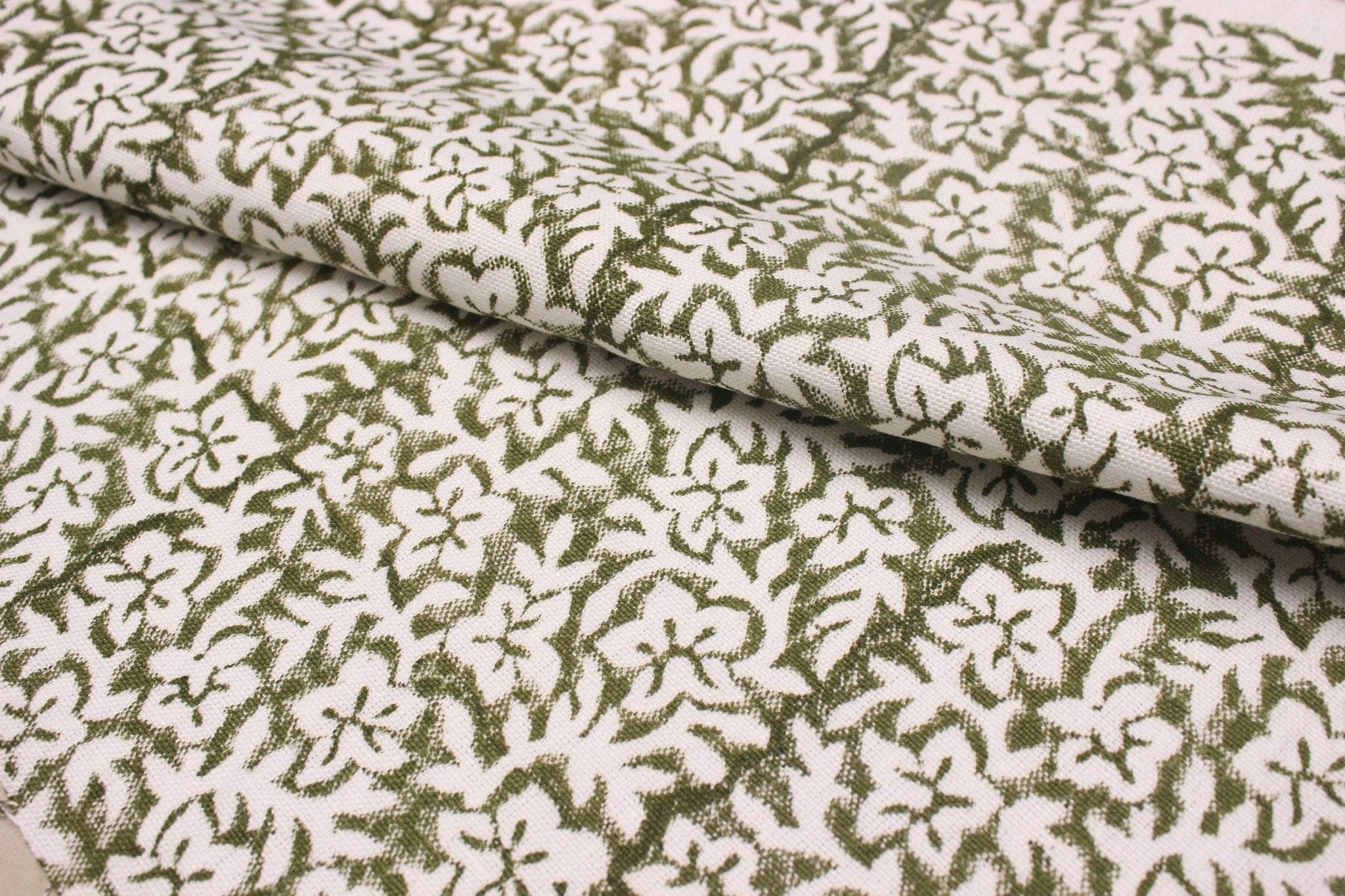 Linen Fabric, Nidhi Van, Block Print, Fabric By Yard, Indian Handloom Fabric, Home Décor