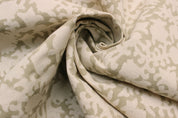 Gaia  Handmade Block Print Fabric, Heavy Upholstery Linen, Designer Pillow Fabric, Floral Print Fabric, Home & Farmhouse Decors
