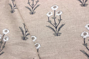 Amitabh  Block Print Thick Linen Fabric  Printed Linen Fabric By The Yard  Best For Upholstery, Cushion Cover, Sofa/Chair Cover
