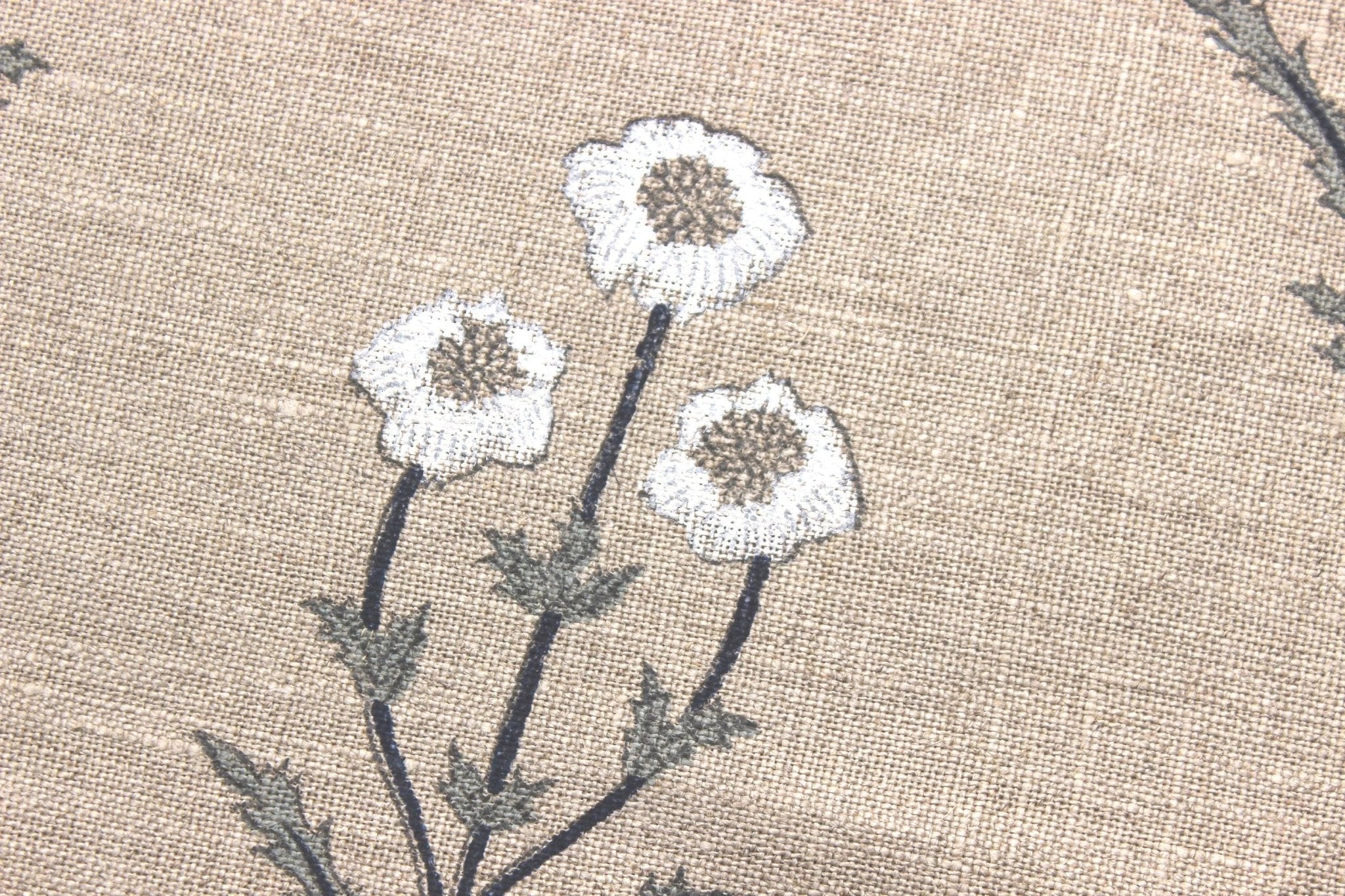Amitabh  Block Print Thick Linen Fabric  Printed Linen Fabric By The Yard  Best For Upholstery, Cushion Cover, Sofa/Chair Cover