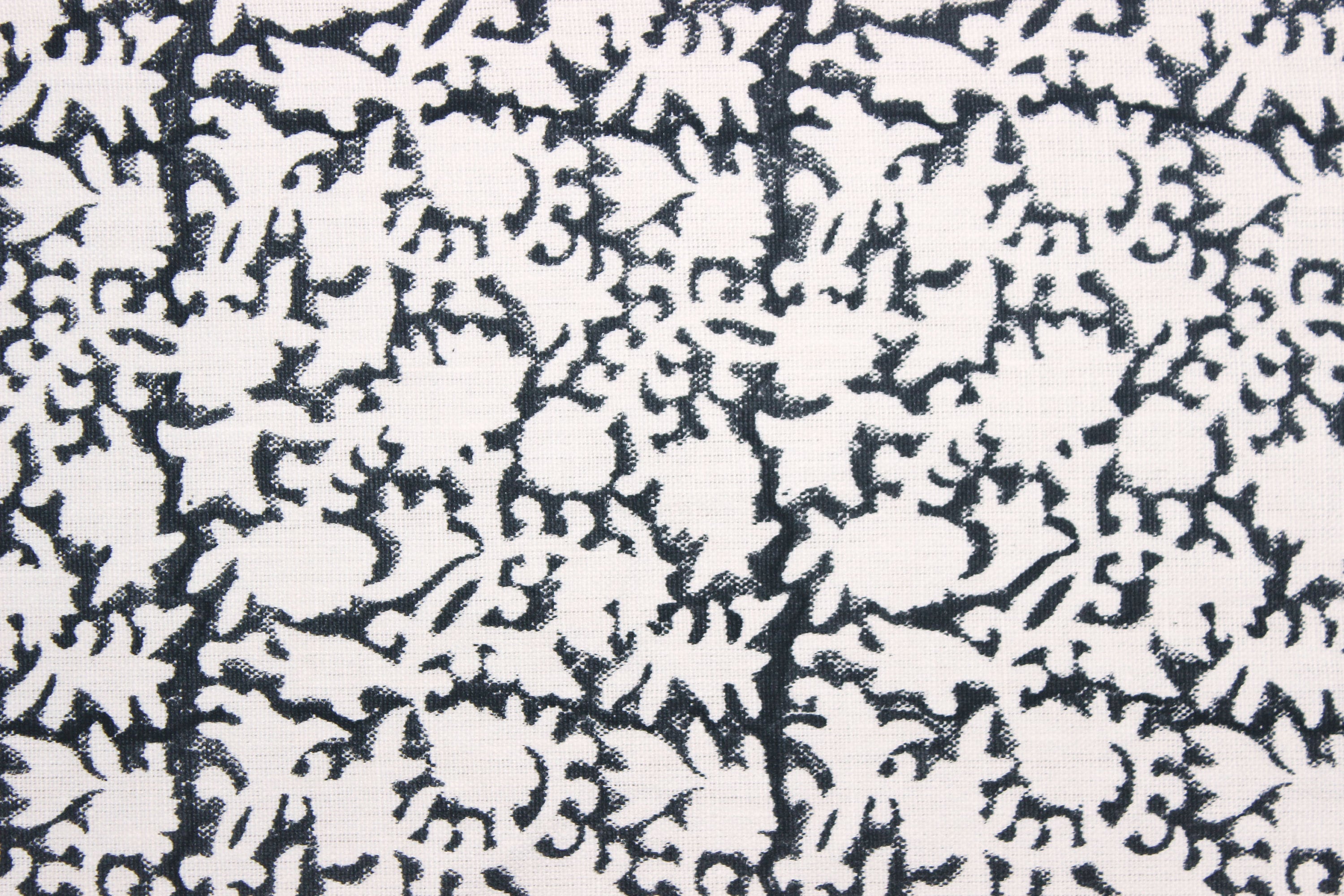 Block Print Linen Fabric, Kiskindha  Handblock Fabric, Block Print Linen Fabric By The Yard, Heavy Linen, Designer Cushion Cover Fabric
