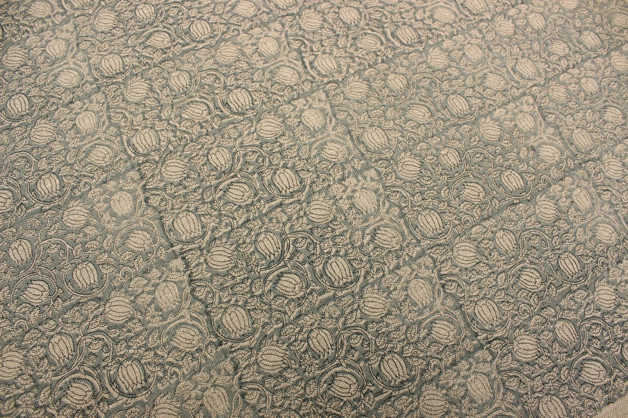 8 Kamal  Linen Fabric, Block Print Linen Fabric, Floral Linen Fabric  Upholstery Fabric, Block Print Curtains, Cover Linen  Fabritual