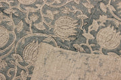 6 Kamal Unique Block Print Patterned Linen Flax Fabric  Decorative Fabric By The Yard  Pillow Cases & Cushion Cover