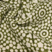 Chunri  Block Print Linen Fabric Heavy Thick Linen Natural Hand Loom Fabric  Fabritual