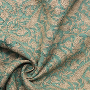 Blackforest Block Printed Linen Fabric, Block Print Upholstery Fabric, Indian Block Print, Block Printed Cushion Covers