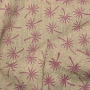 Coconut Tree  Handloom Linen Fabric Linen Fabric Flower Colour Upholstery Fabric, Pillow Cover,Thick Linen Fabric Natural Colour