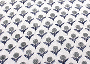 Block Print Linen Fabric, Pukhraj   Hand Block Print Linen & Cotton Fabric  For Heavy Pillow Covers And Printed Upholstery  Handmade And Sustainable Decors