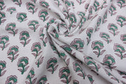 Linen Fabric, Rohini, Block Print, Fabric By Yard, Indian Handloom Fabric, Home Décor