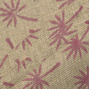 Coconut Tree  Handloom Linen Fabric Linen Fabric Flower Colour Upholstery Fabric, Pillow Cover,Thick Linen Fabric Natural Colour