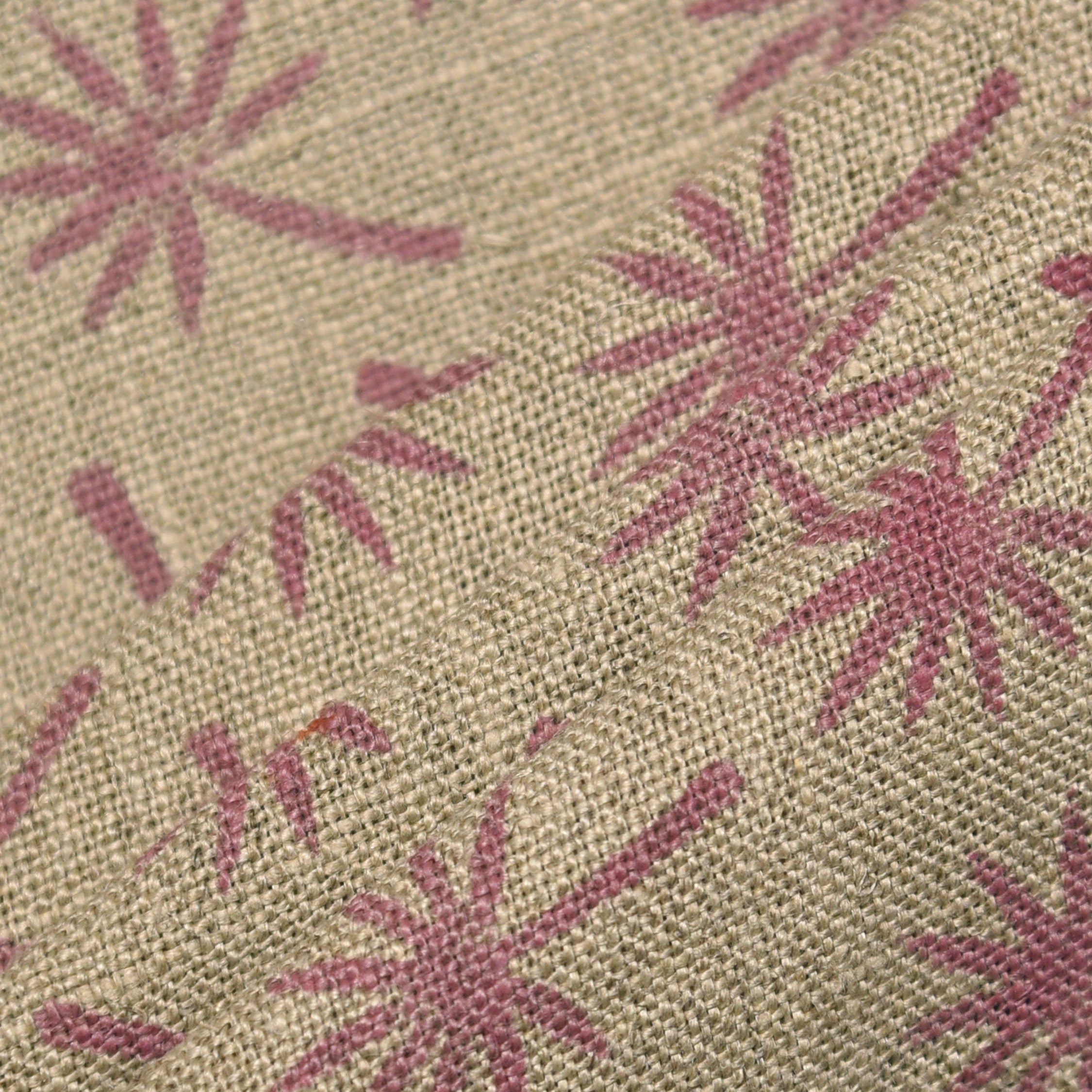 Coconut Tree  Handloom Linen Fabric Linen Fabric Flower Colour Upholstery Fabric, Pillow Cover,Thick Linen Fabric Natural Colour