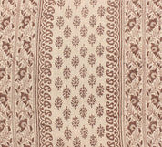 Bagh Buta  Heavyweight Linen Fabric Natural.Thick Linen, Chocolate Colour, Upholstery Fabric, Sofa Chair Cover, Indian Linen By The Yard