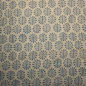 Block Print Linen Fabric, Neela Jugnu  Thick Linen Fabric  Block Print Fabric In Summers Upholstery, Cushion Cover,Sofa/Chair Cover,Farmhouse